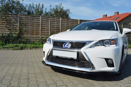 Maxton Front Splitter V.1 Lexus Ct Mk1 Facelift - Gloss Black