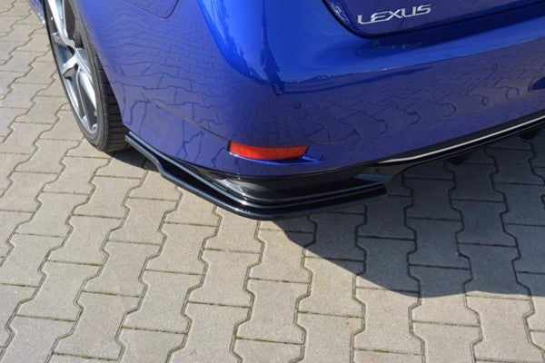 Maxton Rear Side Splitters Lexus Gs Mk4 Facelift H - Gloss Black