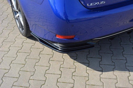 Maxton Rear Side Splitters Lexus Gs Mk4 Facelift H - Gloss Black