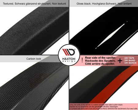 Maxton Spoiler Cap Skoda Scala - Gloss Black