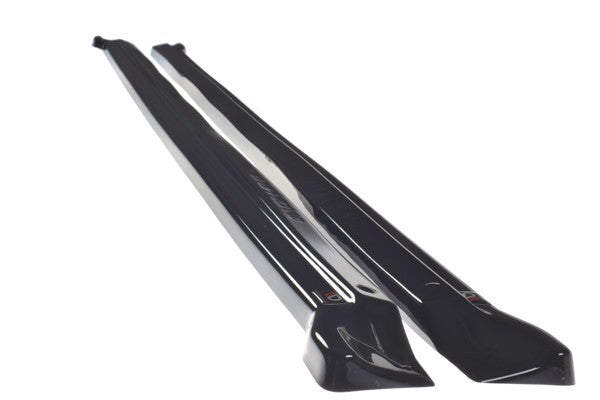 Maxton Side Skirts Diffusers Fiat Freemont - Gloss Black