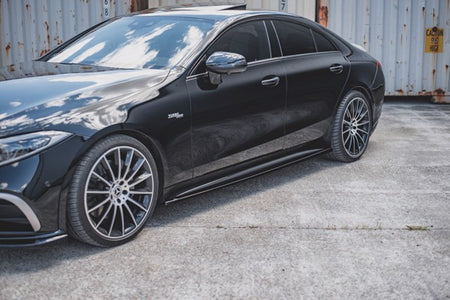 Maxton Side Skirts Diffusers Mercedes-Benz Cls Amg-Line C257 - Gloss Black