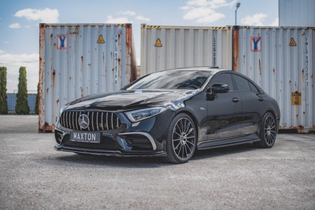 Maxton Side Skirts Diffusers Mercedes-Benz Cls Amg-Line C257 - Gloss Black