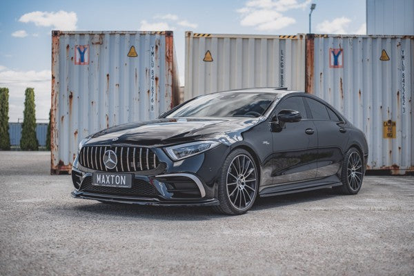 Maxton Side Skirts Diffusers Mercedes-Benz Cls Amg-Line C257 - Gloss Black
