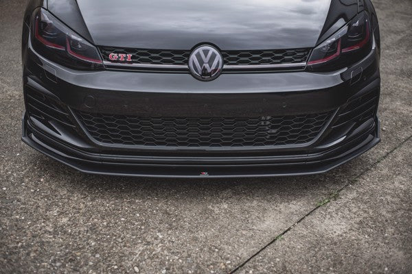 Maxton Racing Durability Front Splitter VW Golf 7 Gti Tcr - Black