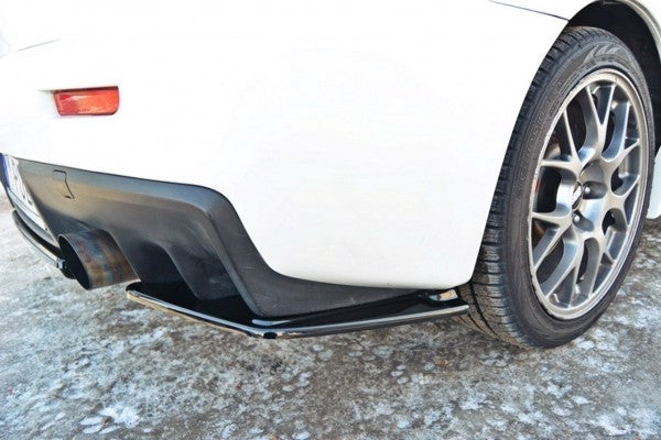 Maxton Rear Side Splitters Mitsubishi Lancer Evo X - Gloss Black