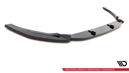Maxton Front Splitter V.2 Audi RS5 F5 Facelift - Gloss Black