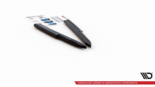 Maxton Rear Side Splitters Audi A6 C8 S-Line - Gloss Black