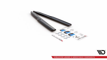 Maxton Rear Side Splitters Audi A6 C8 S-Line - Gloss Black