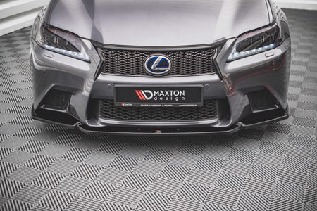 Maxton Front Splitter V.1 Lexus Gs F Sport Mk4 (L10) - Gloss Black