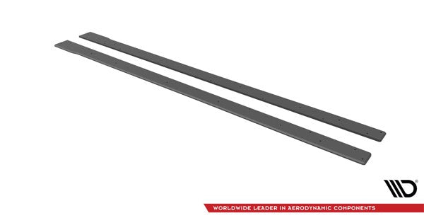 Maxton Street Pro Side Skirts Diffusers Volkswagen Golf R Mk7 - Black