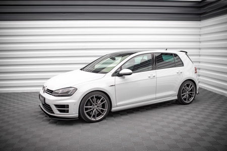 Maxton Street Pro Side Skirts Diffusers Volkswagen Golf R Mk7 - Black