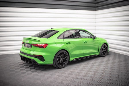 Maxton Street Pro Side Skirts Diffusers Audi RS3 Sedan 8Y - Black