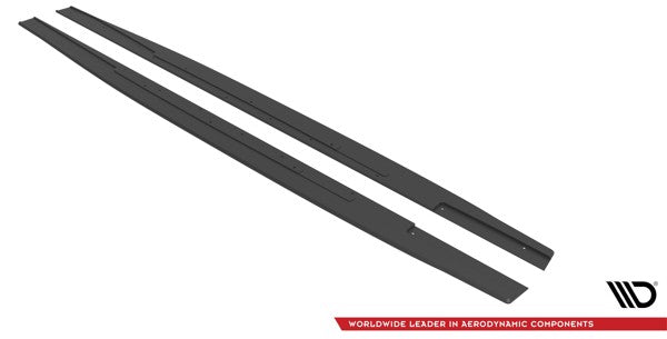 Maxton Street Pro Side Skirts Diffusers Lexus Gs F Mk4 Facelift - Black