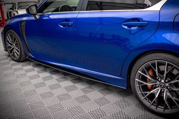 Maxton Street Pro Side Skirts Diffusers Lexus Gs F Mk4 Facelift - Black