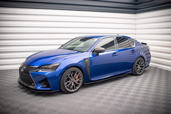 Maxton Street Pro Side Skirts Diffusers Lexus Gs F Mk4 Facelift - Black