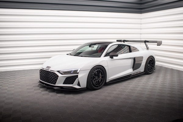 Maxton Side Skirts Diffusers V.2 Audi R8 Mk2 Facelift - Gloss Black