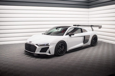 Maxton Side Skirts Diffusers V.2 Audi R8 Mk2 Facelift - Gloss Black