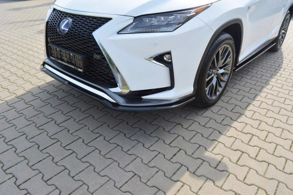 Maxton Front Splitter V.1 Lexus Rx Mk4 F-Sport - Gloss Black