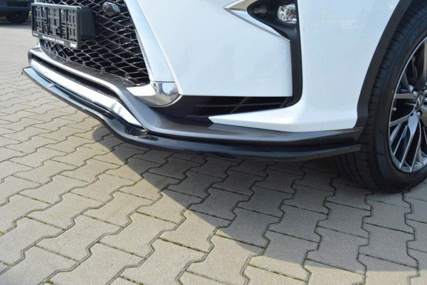 Maxton Front Splitter V.1 Lexus Rx Mk4 F-Sport - Gloss Black