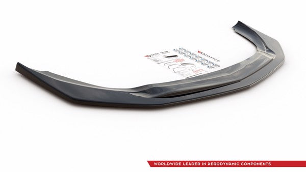 Maxton Front Splitter V.3 Mercedes A35 Amg / Amg-Line W177  - Gloss Black