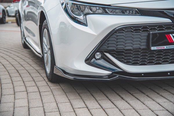 Maxton Front Splitter V.2 Toyota Corolla Xii Touring Sports/ Hatchback - Gloss Black