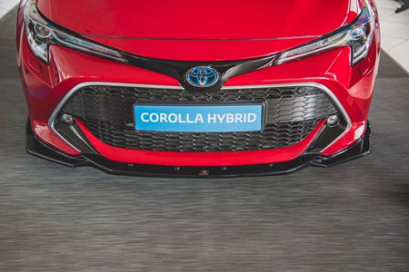 Maxton Front Splitter V.2 Toyota Corolla Xii Touring Sports/ Hatchback - Gloss Black