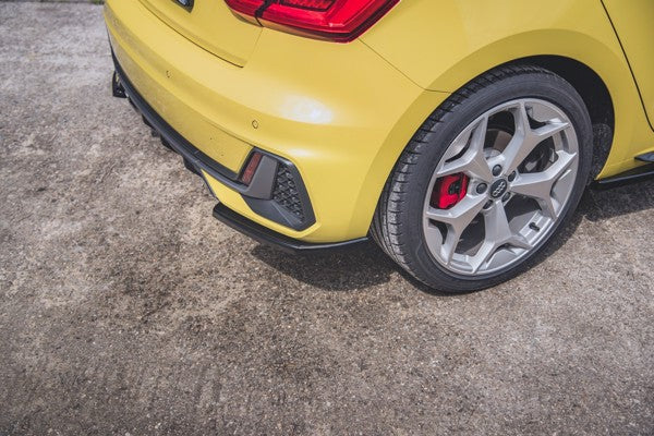Maxton Rear Side Splitters Audi A1 S-Line Gb - Gloss Black