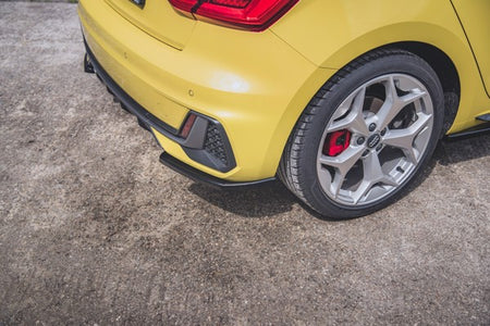 Maxton Rear Side Splitters Audi A1 S-Line Gb - Gloss Black