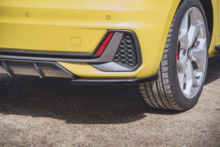 Maxton Rear Side Splitters Audi A1 S-Line Gb - Gloss Black