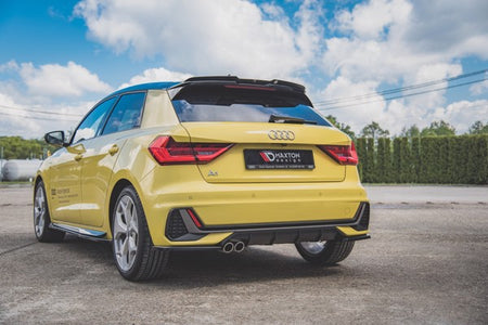 Maxton Rear Side Splitters Audi A1 S-Line Gb - Gloss Black