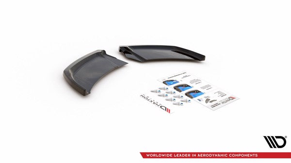 Maxton Rear Side Splitters Audi A1 S-Line Gb - Gloss Black
