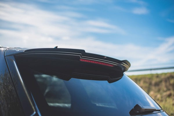 Maxton Spoiler Cap Audi Sq7 / Q7 S-Line Mk. 2 - Gloss Black