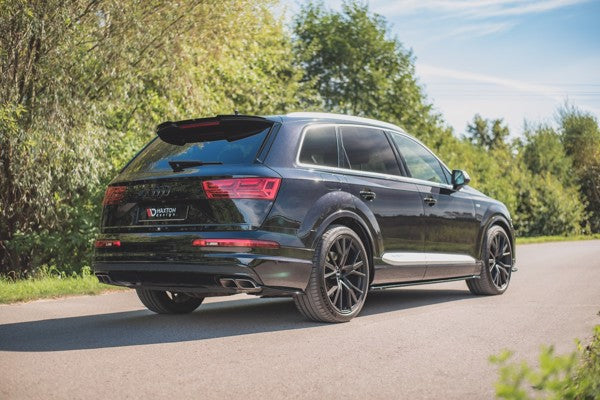 Maxton Spoiler Cap Audi Sq7 / Q7 S-Line Mk. 2 - Gloss Black