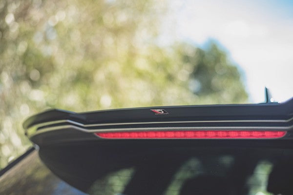 Maxton Spoiler Cap Audi Sq7 / Q7 S-Line Mk. 2 - Gloss Black