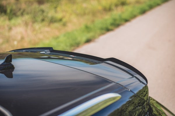 Maxton Spoiler Cap Audi Sq7 / Q7 S-Line Mk. 2 - Gloss Black