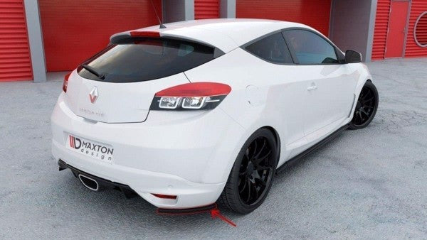Maxton Rear Side Splitters Renault Megane 3 RS - Gloss Black