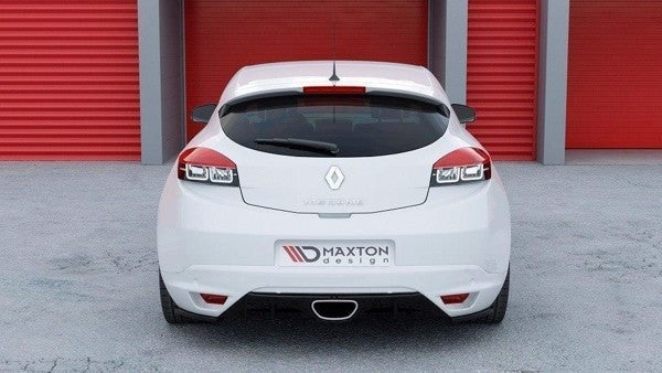 Maxton Rear Side Splitters Renault Megane 3 RS - Gloss Black