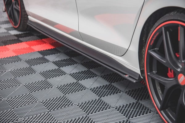 Maxton Racing Durability Side Skirts Diffusers Volkswagen Golf 8 Gti / Gti Clubsport - Black