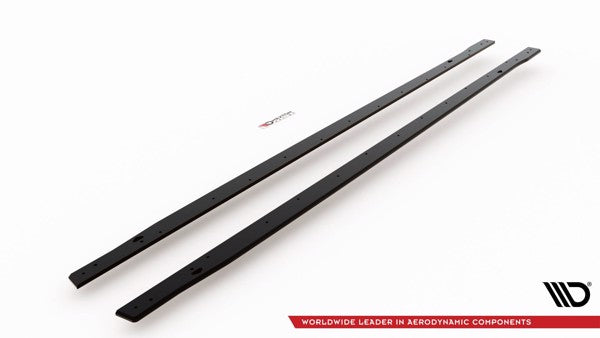 Maxton Racing Durability Side Skirts Diffusers Volkswagen Golf 8 Gti / Gti Clubsport - Black