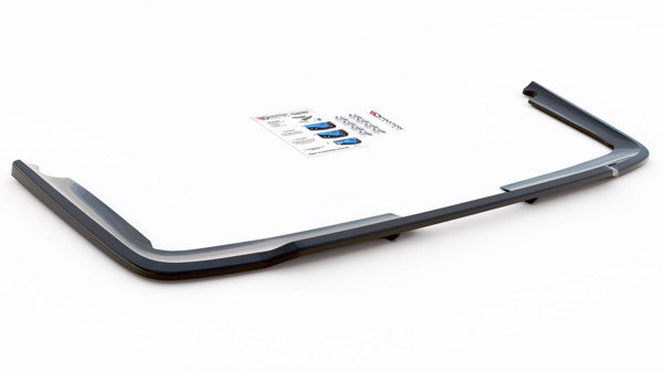 Maxton Central Rear Splitter (With Vertical Bars) Mercedes-Benz VIto W447 Facelift - Gloss Black