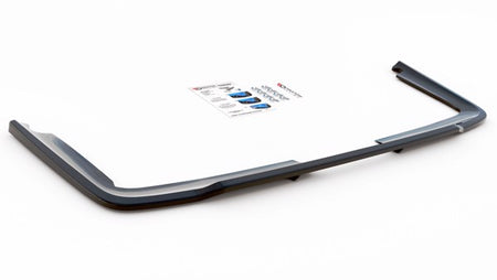 Maxton Central Rear Splitter (With Vertical Bars) Mercedes-Benz VIto W447 Facelift - Gloss Black