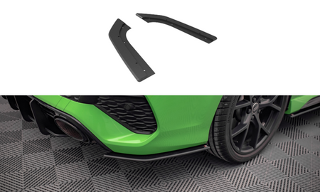 Maxton Street Pro Rear Side Splitters Audi RS3 Sedan 8Y - Black