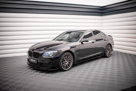 Maxton Side Skirts Diffusers BMW 7 M-Pack F01 - Gloss Black