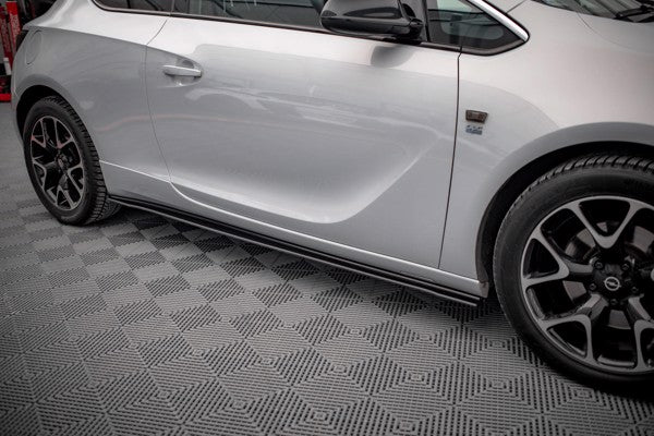Maxton Street Pro Side Skirts Diffusers Opel Astra Gtc Opc-Line J - Black