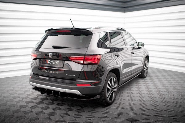 Maxton Rear Side Splitters Seat Ateca Mk1 - Gloss Black