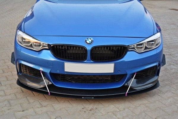 Maxton Front Racing Splitter V.3 For BMW 4 F32 M-Pack & M-Performance