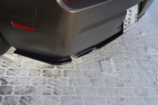 Maxton Rear Side Splitters Dodge Challenger Mk3. Phase-I Srt8 Coupe - Gloss Black