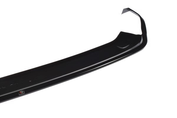 Maxton Front Splitter V.7 VW Golf 7 R / R-Line Facelift - Gloss Black