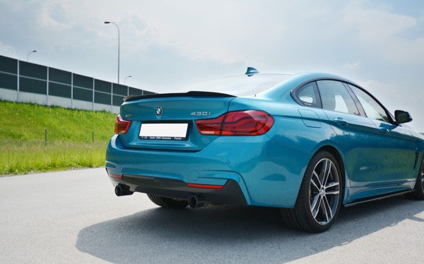 Maxton Spoiler Extension BMW 4 F36 Gran Coupé - Gloss Black